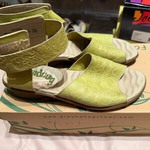 Women's Green Sandals